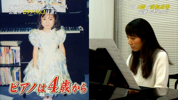 4歳からピアノをはじめた松井咲子