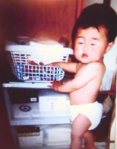横澤夏子の赤ちゃん・子供の時の画像