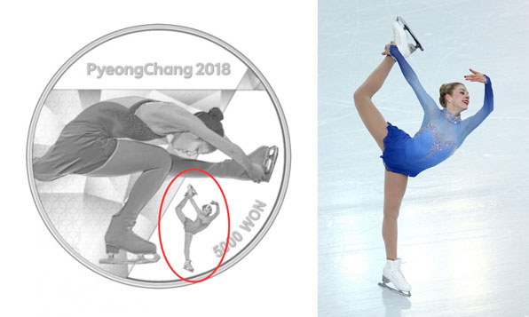 平昌オリンピックの記念硬貨がキムヨナではない！？