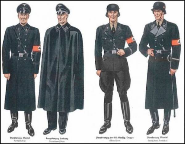 こちらがナチスの親衛隊の制服